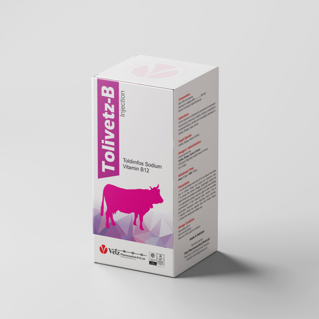 Tolivetz-B Injection – Vetz Pharmaceutical (Pvt).Ltd