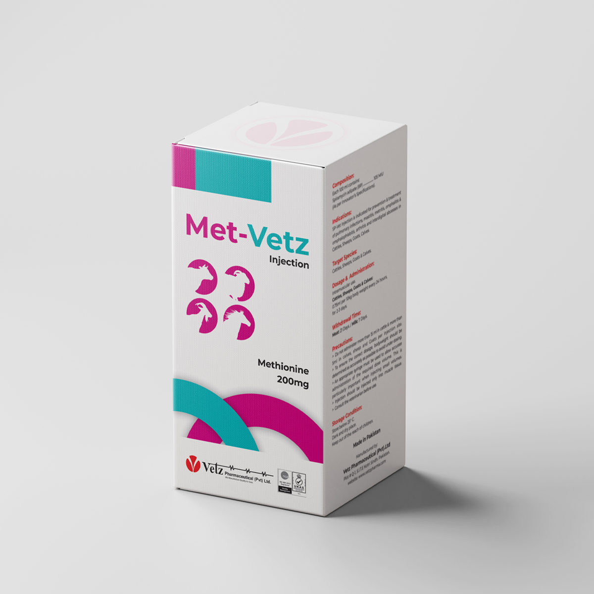 Met Vetz Injection 100ml